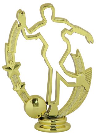 Gold Bowling Profile Figure
