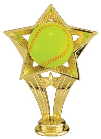 Color Softball Open Star Figure