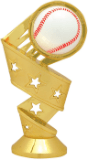 Baseball 3D Twist Figure