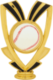 Baseball Ribbon Figure