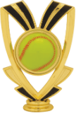 Softball Ribbon Figure