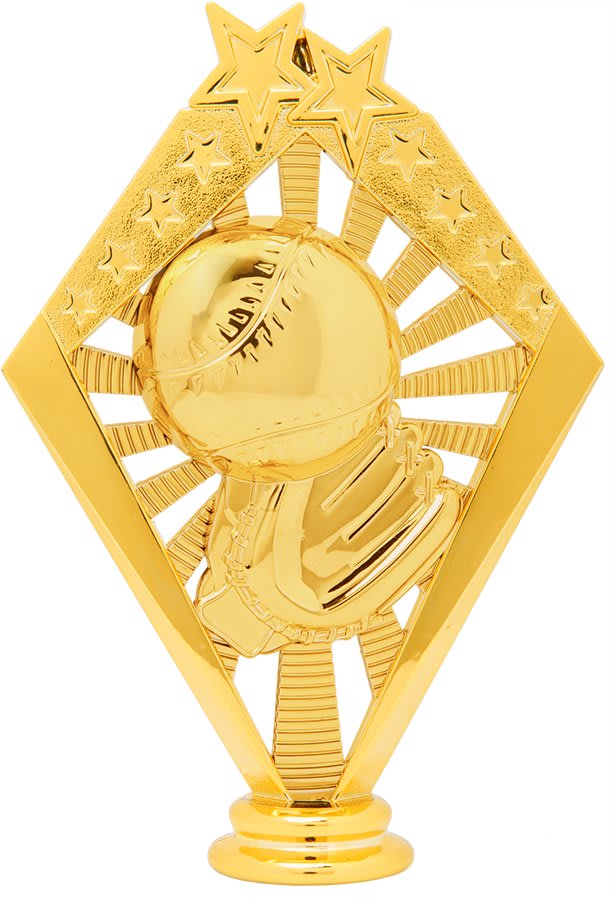 Gold Baseball / Softball Sunrise Figure