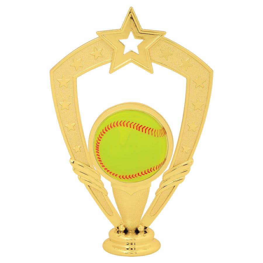 Softball 3D Figure