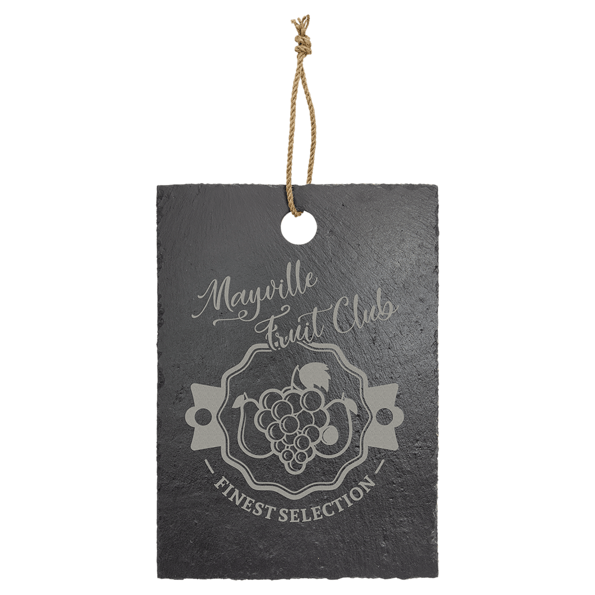 Rectangle Slate Cutting Board with Hanger String