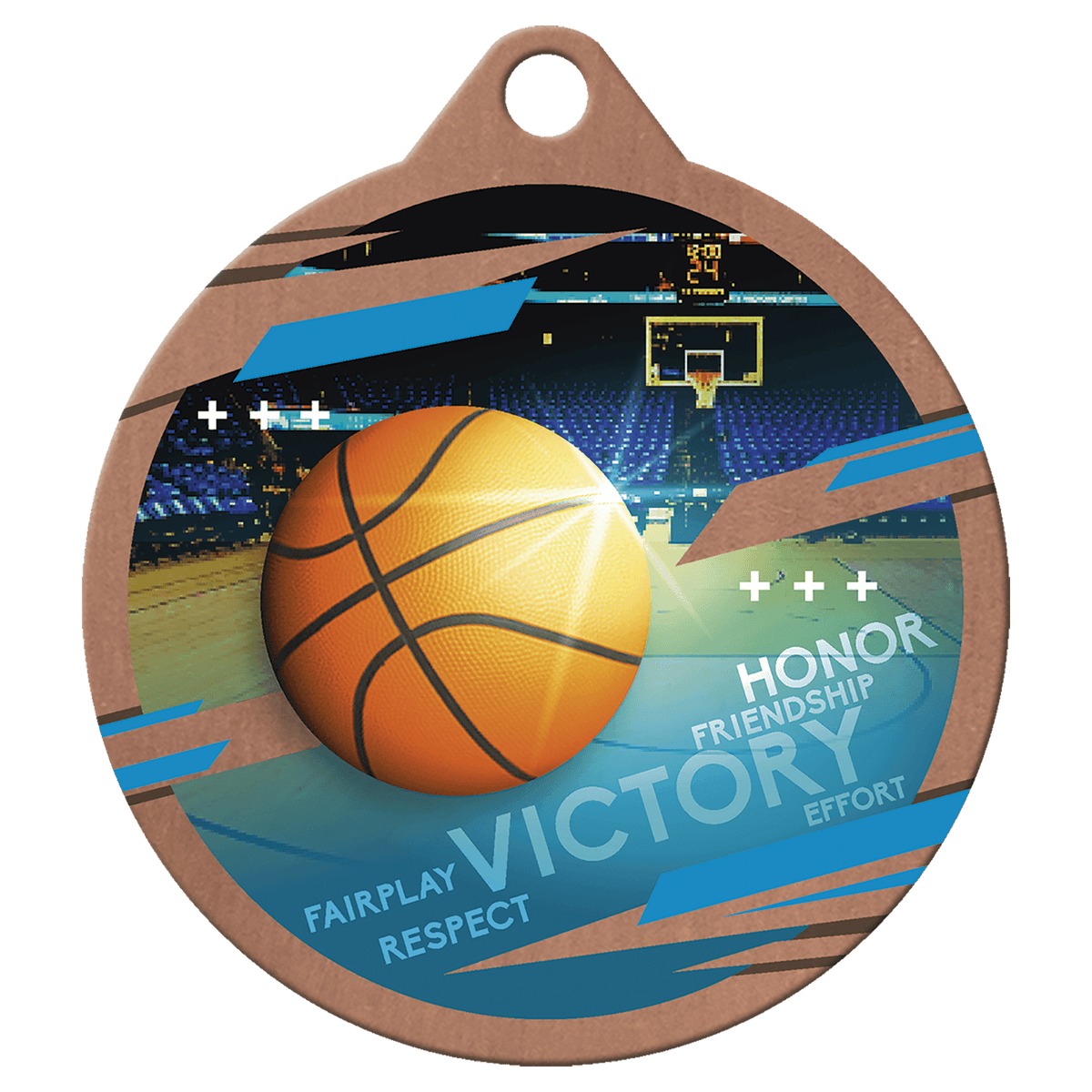 2" Inspire Basketball Medal Award