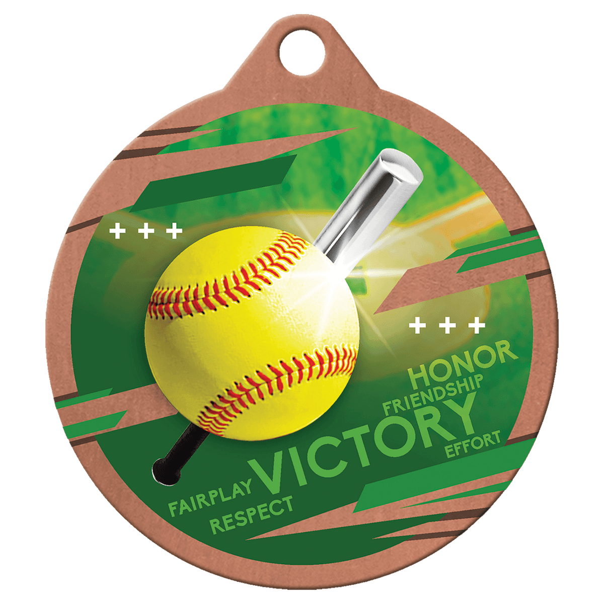 2" Inspire Softball Medal Award