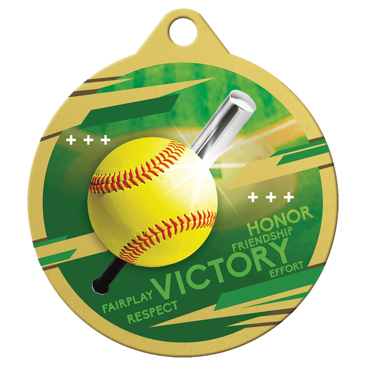 2" Inspire Softball Medal Award