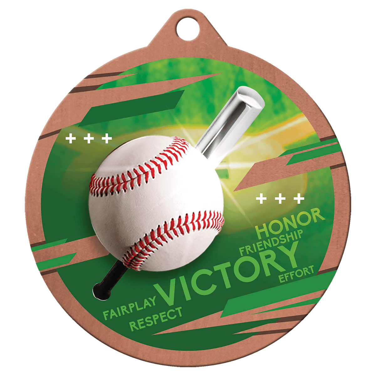 2 3/4" Inspire Baseball Medal Award