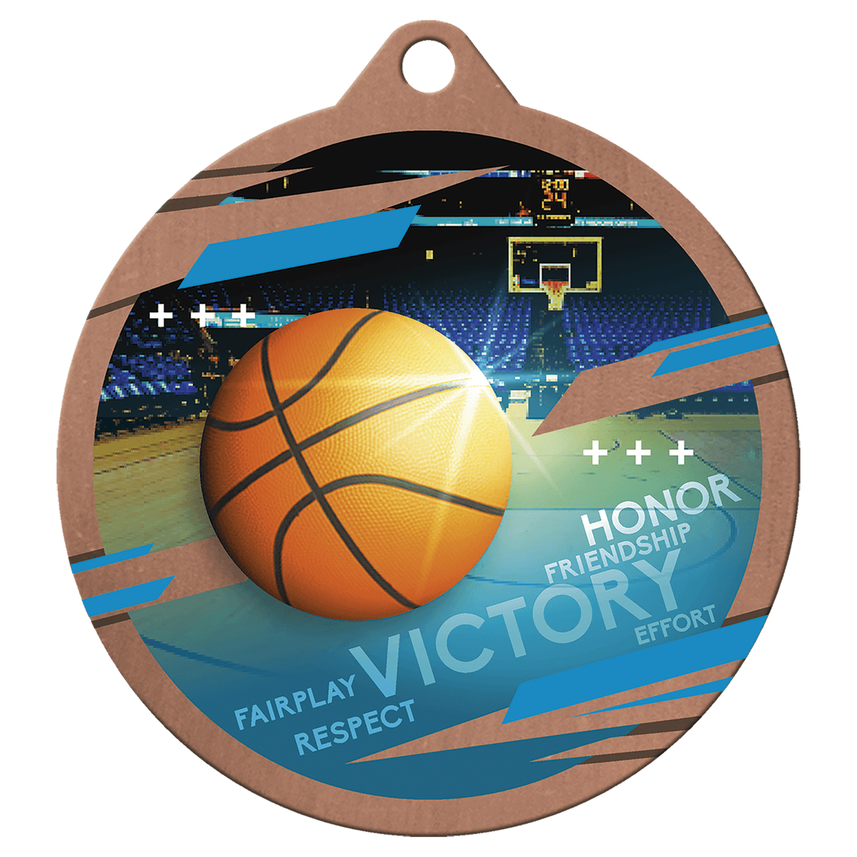 2 3/4" Inspire Basketball Medal Award