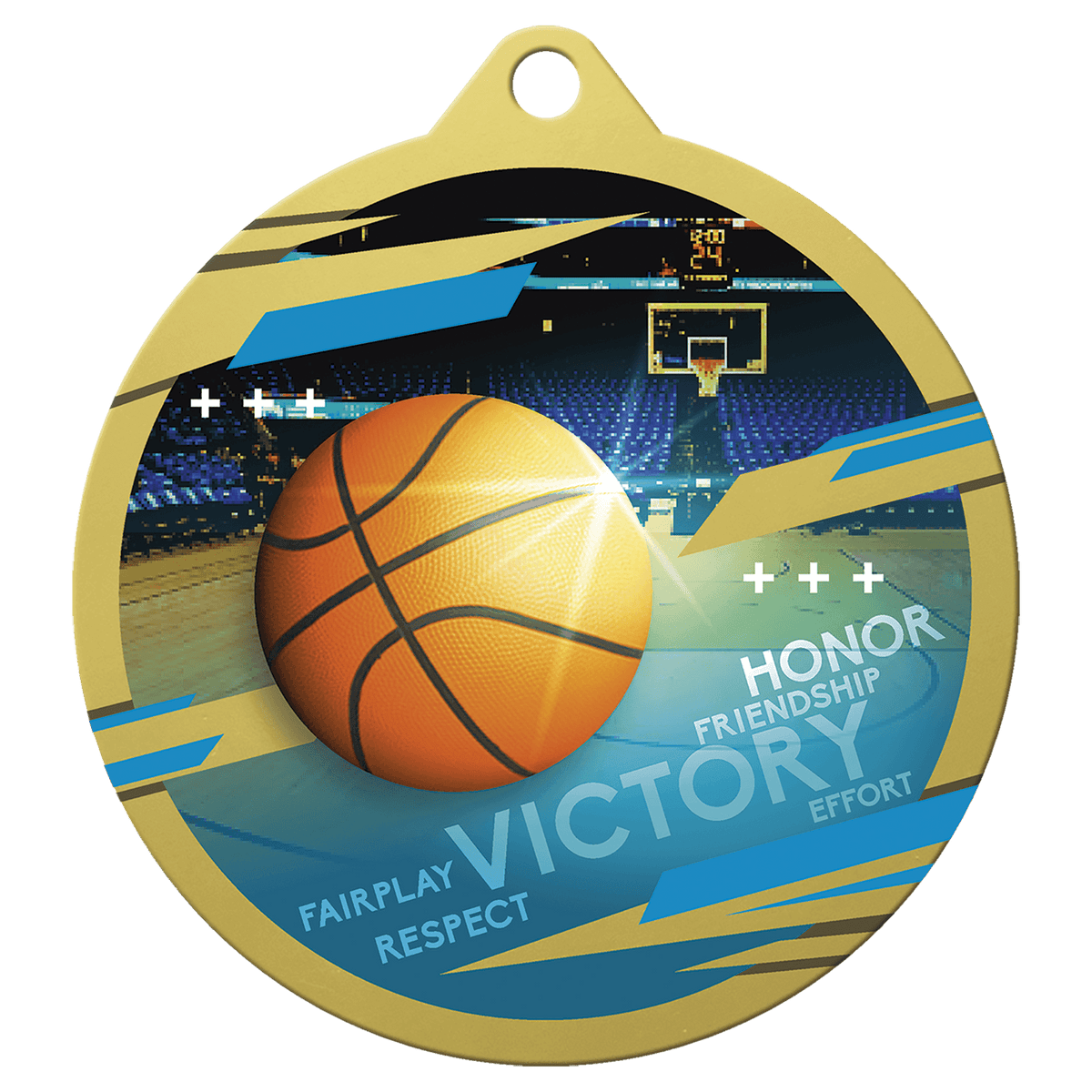 2 3/4" Inspire Basketball Medal Award