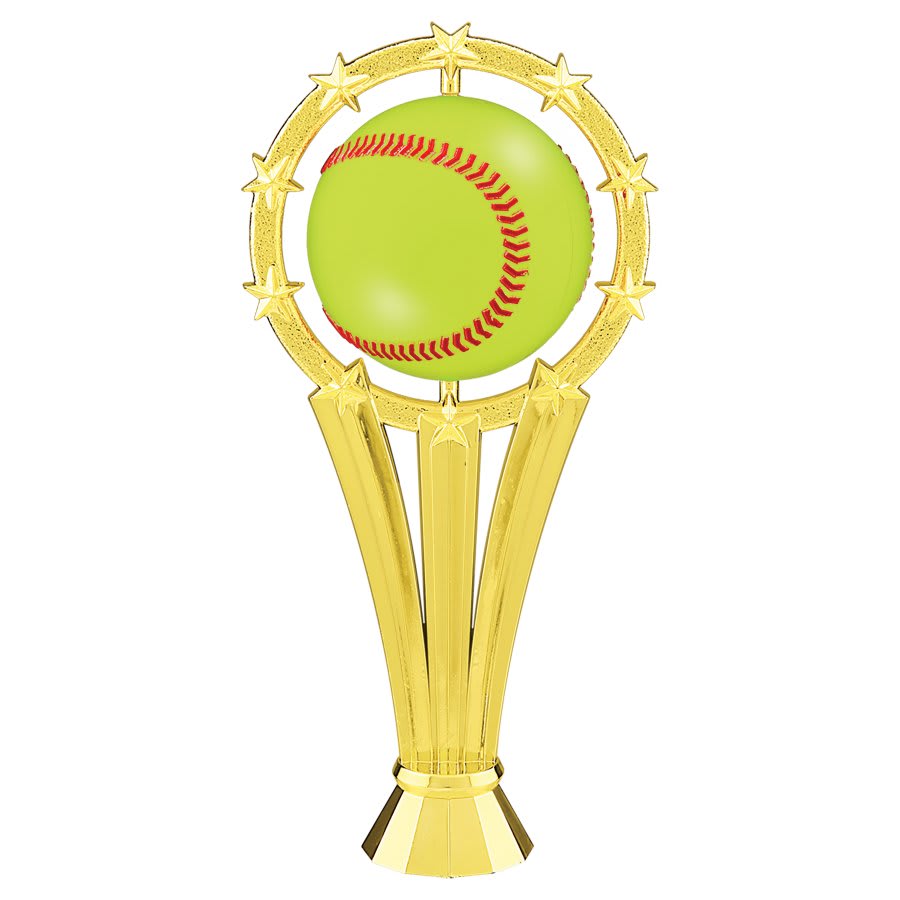 Softball 10-Star Spinner Figure