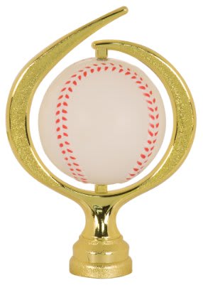 Color SOFT Swirl Baseball Spinner Plastic Figure