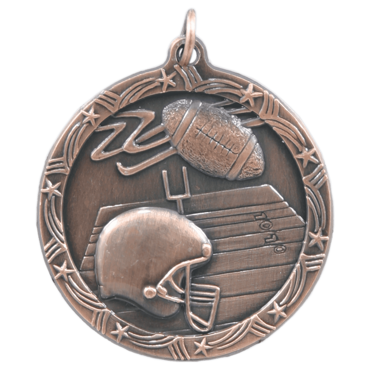 Football Shooting Star Medal Award