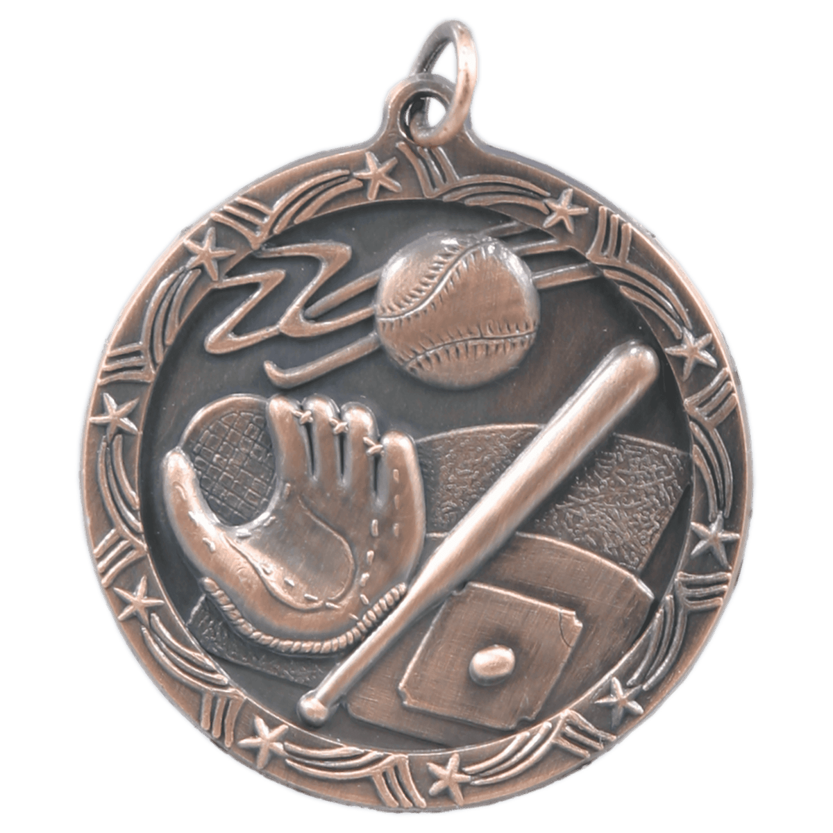 Baseball/Softball Shooting Star Medal Award