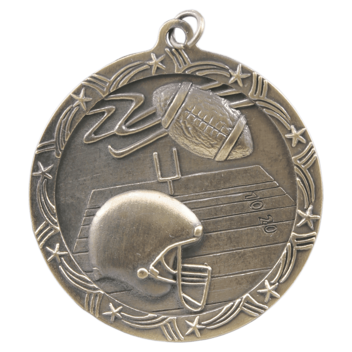 Football Shooting Star Medal Award