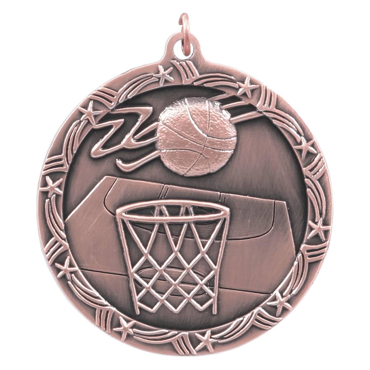 Basketball Shooting Star Medal Award