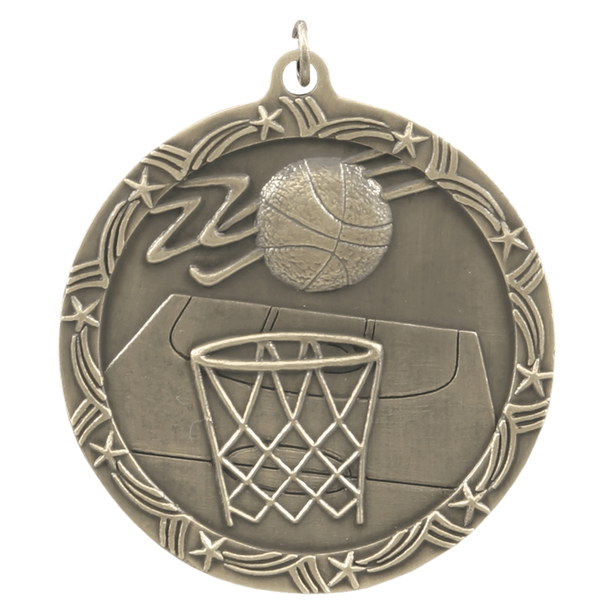 Basketball Shooting Star Medal Award