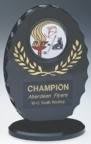 /Gold Standing Oval