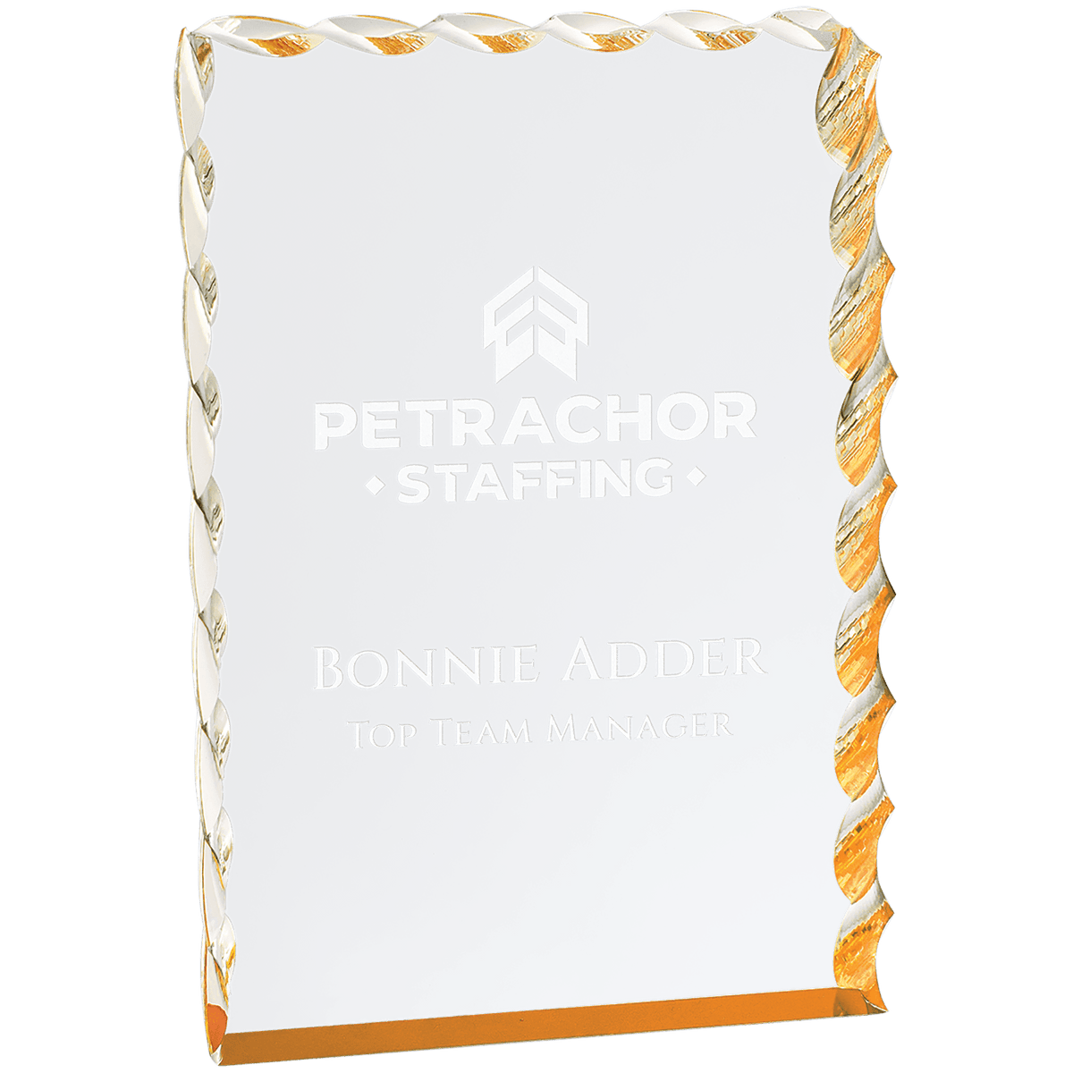 Wave Edge Acrylic Award