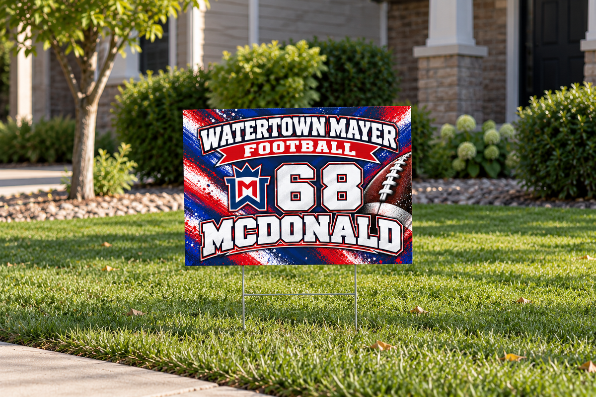 Watertown-Mayer Football Signs