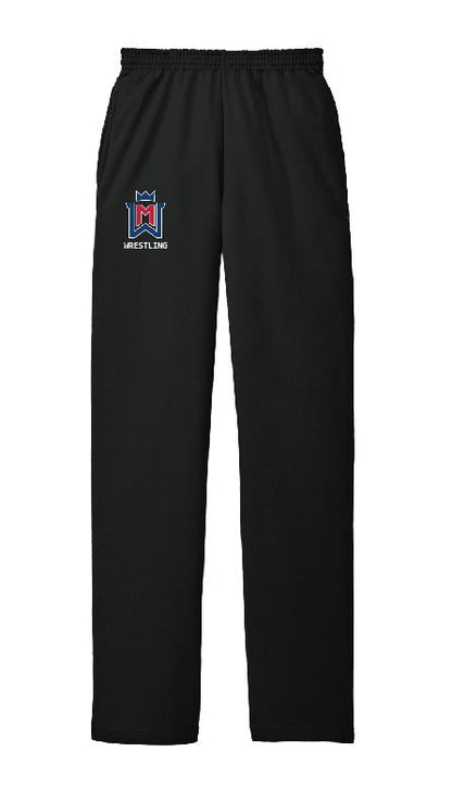 MENS Port & Co Core Fleexe Sweatpant Open Bottom