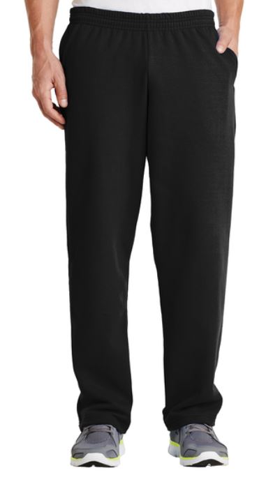 MENS Port & Co Core Fleexe Sweatpant Open Bottom